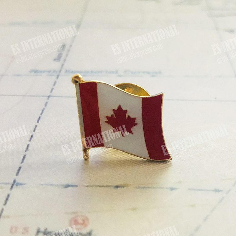 Canada National Flag Embroider - Home Decor Canada ulasan dan harga