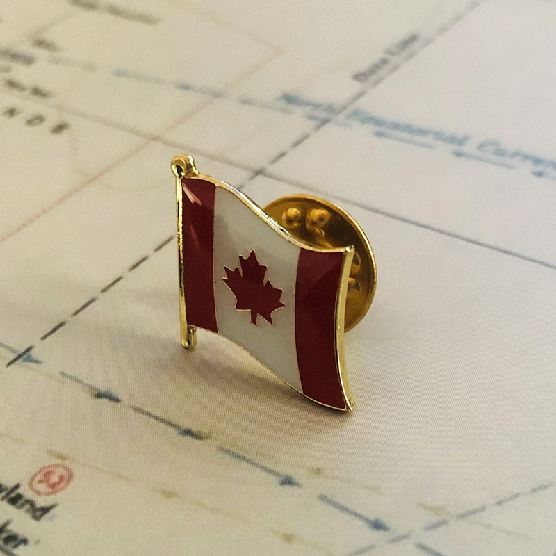 Canada National Flag Embroider - Home Decor Canada ulasan dan harga