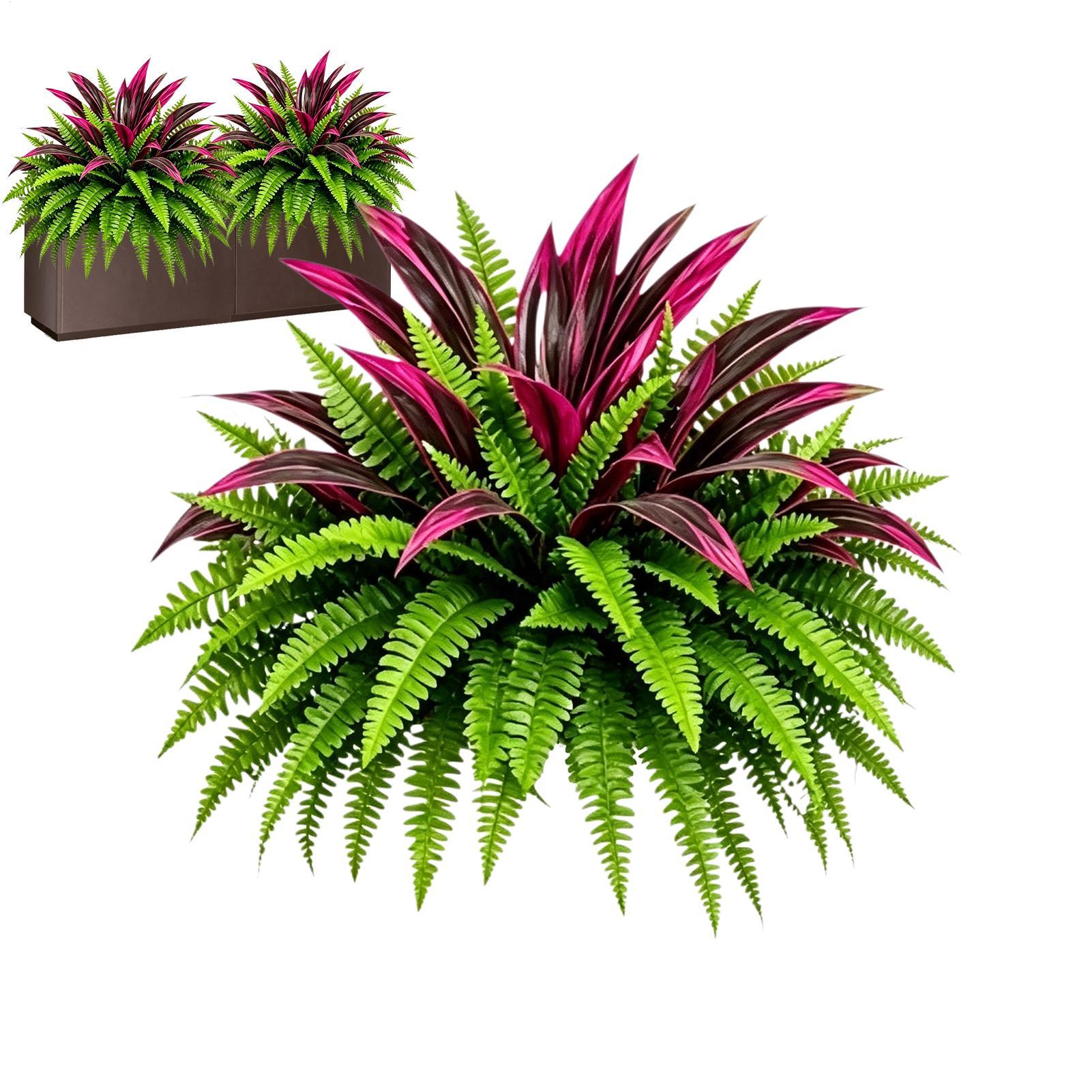 Artificial Bostonn Fern UV-Res - Pampas Grass Decor ulasan dan harga