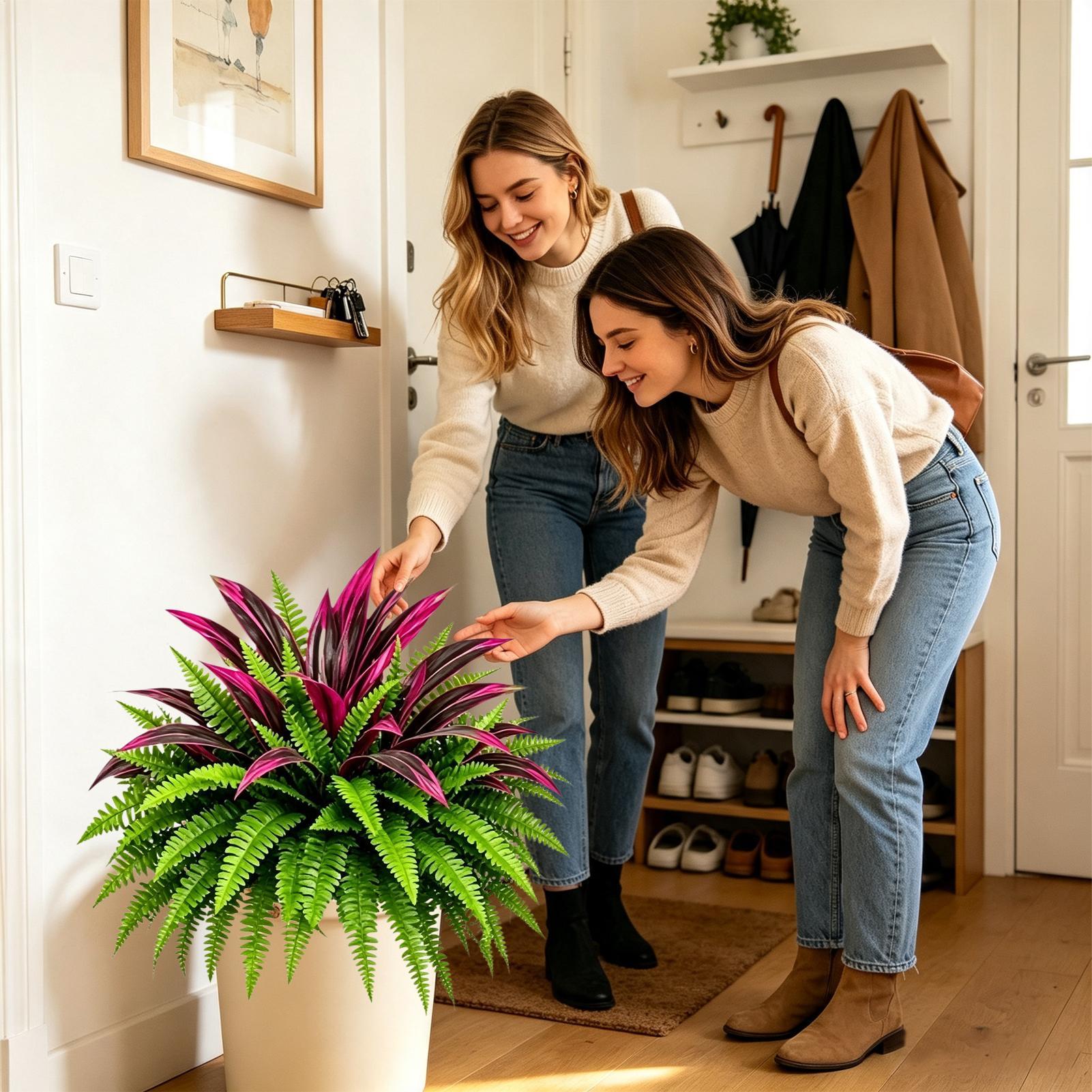 Artificial Bostonn Fern UV-Res - Pampas Grass Decor ulasan dan harga