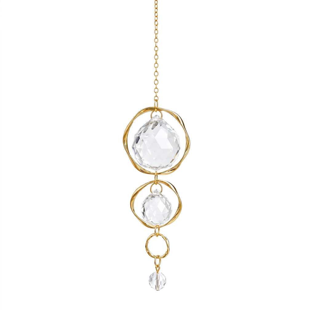 Rainbow Crystal Sun Catcher Pr - Boho Wind Chimes ulasan dan harga