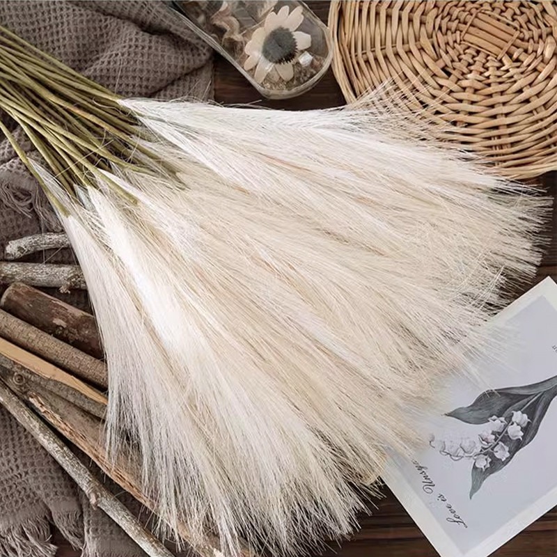 5PCS/set Artificial Flowers Pa - Pampas Grass Decor ulasan dan harga