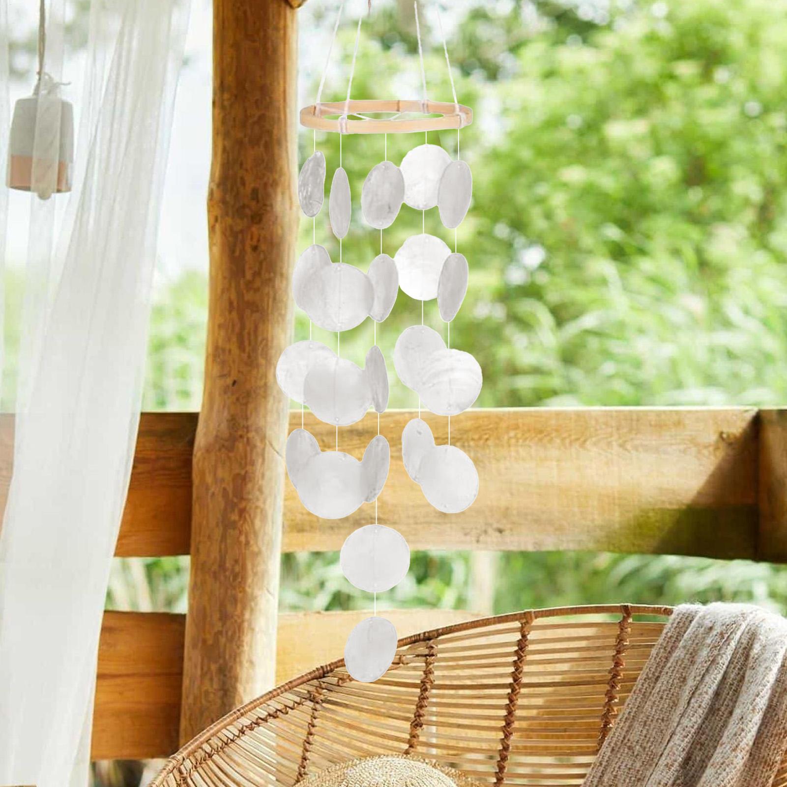 Shell Wind Chimes Patio Coasta - Boho Wind Chimes ulasan dan harga