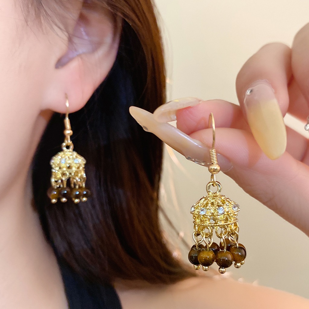 Boho Jhumka Bell‑Shaped Dangle - Boho Wind Chimes ulasan dan harga