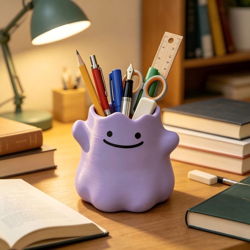 Cartoon Character Pen Holder C - Home Decor Unique Items ulasan dan harga