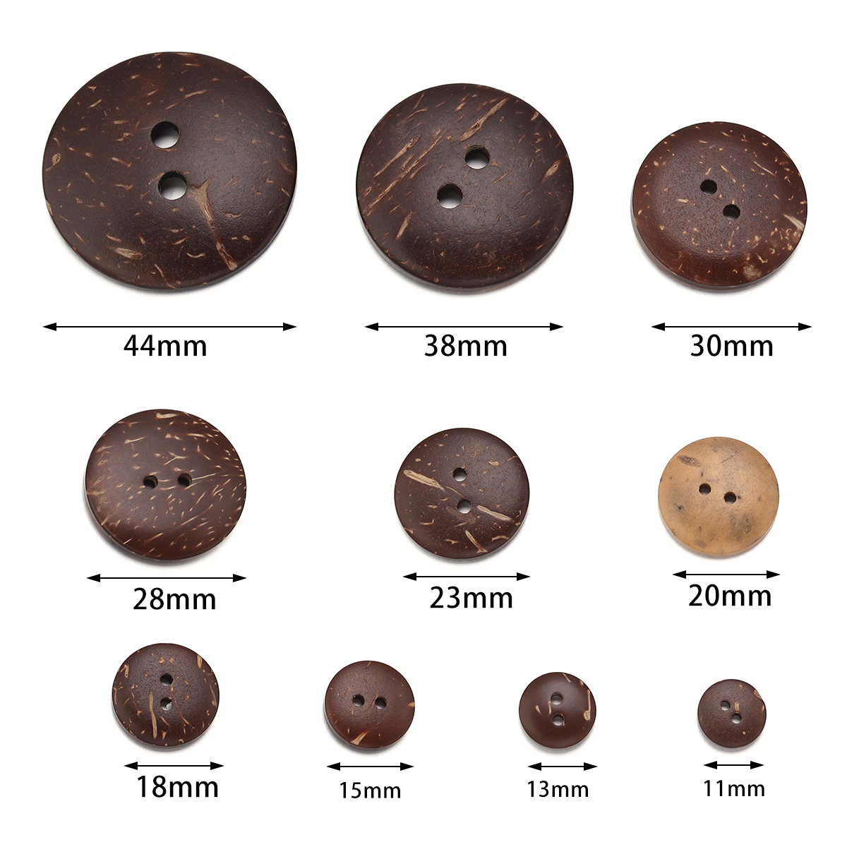 10-100Pcs Natural Coconut Shel - Home Decor Unique Items ulasan dan harga