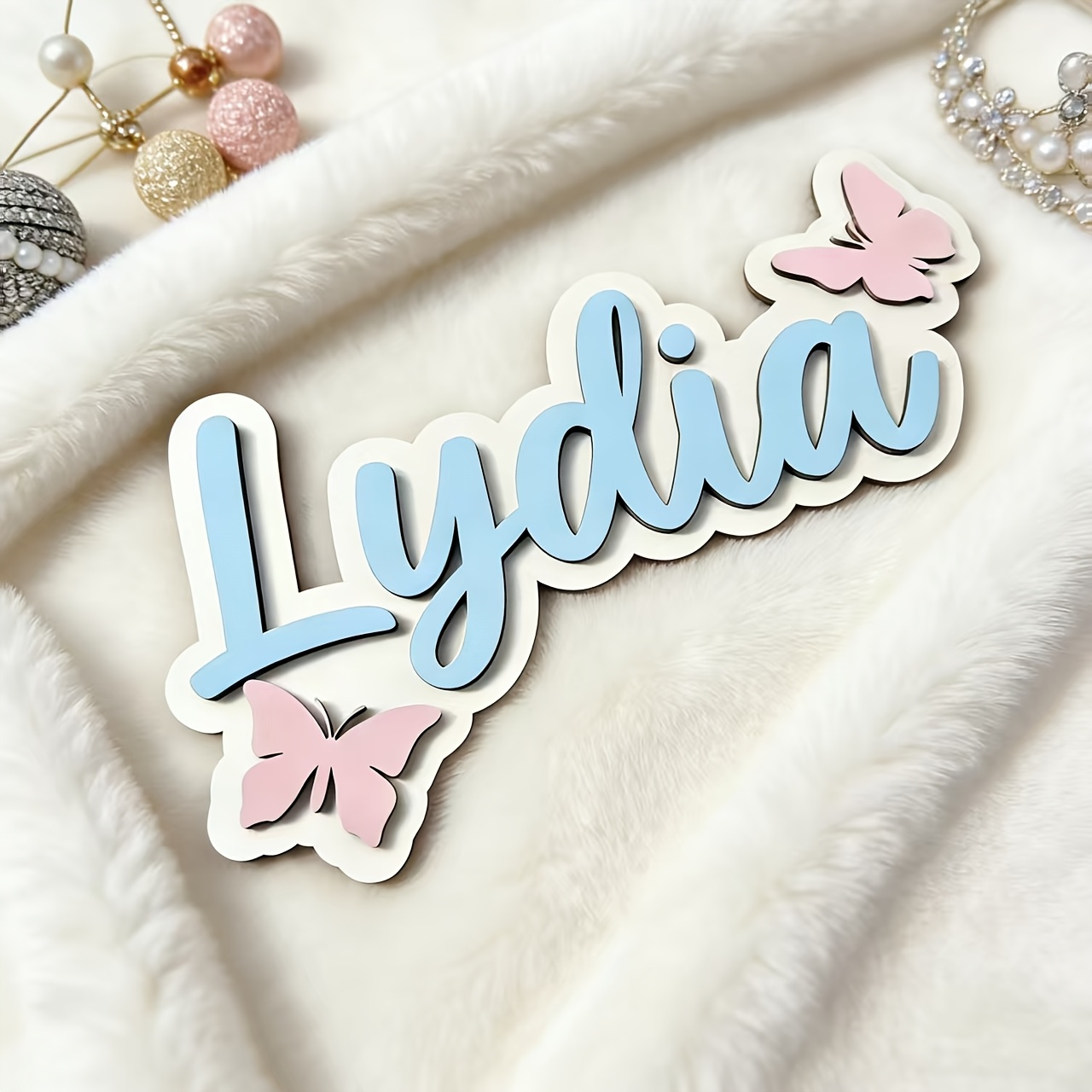 Personalized Blue & Pink Butte - Home Decor For Wedding ulasan dan harga