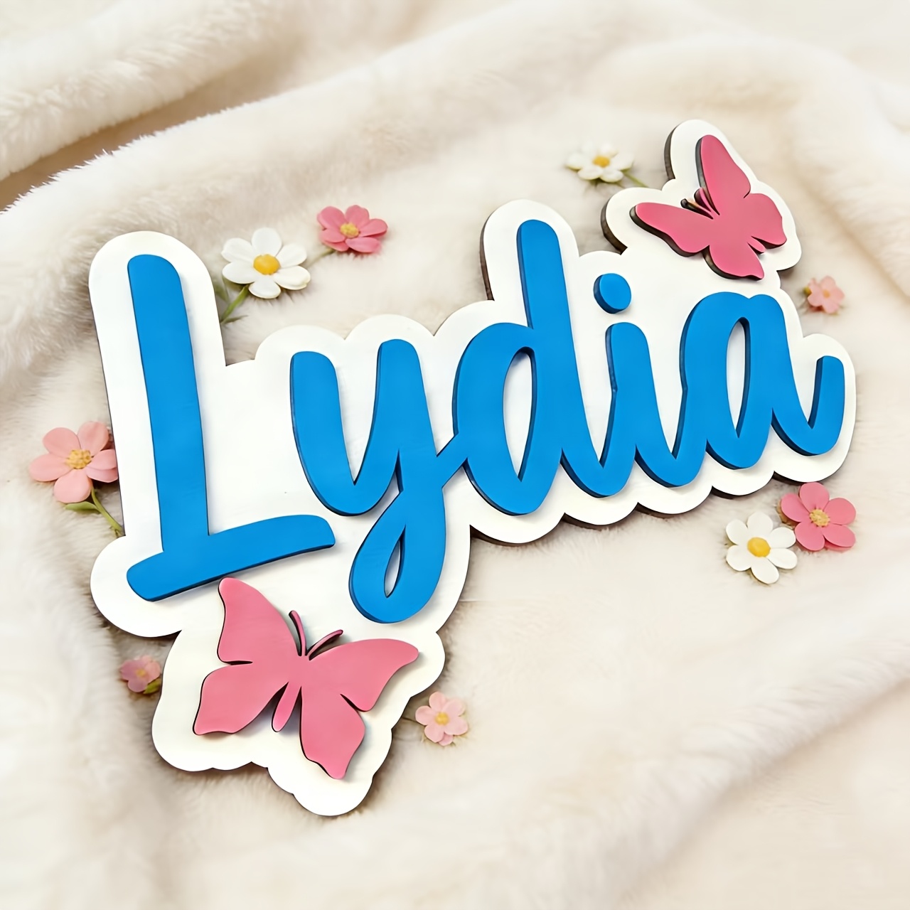 Personalized Blue & Pink Butte - Home Decor For Wedding ulasan dan harga