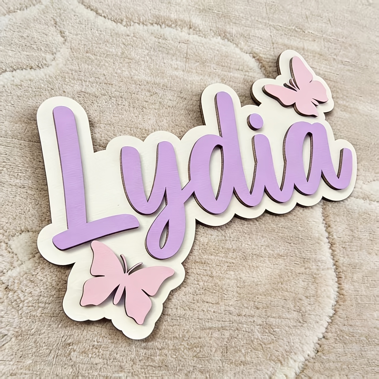 Personalized Blue & Pink Butte - Home Decor For Wedding ulasan dan harga