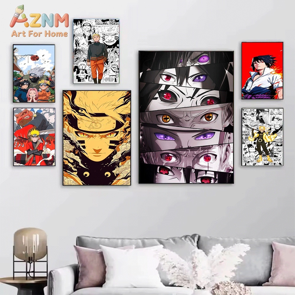 AZNM Naruto Yamanaka Ino Anime - Watercolor Poster Print ulasan dan harga