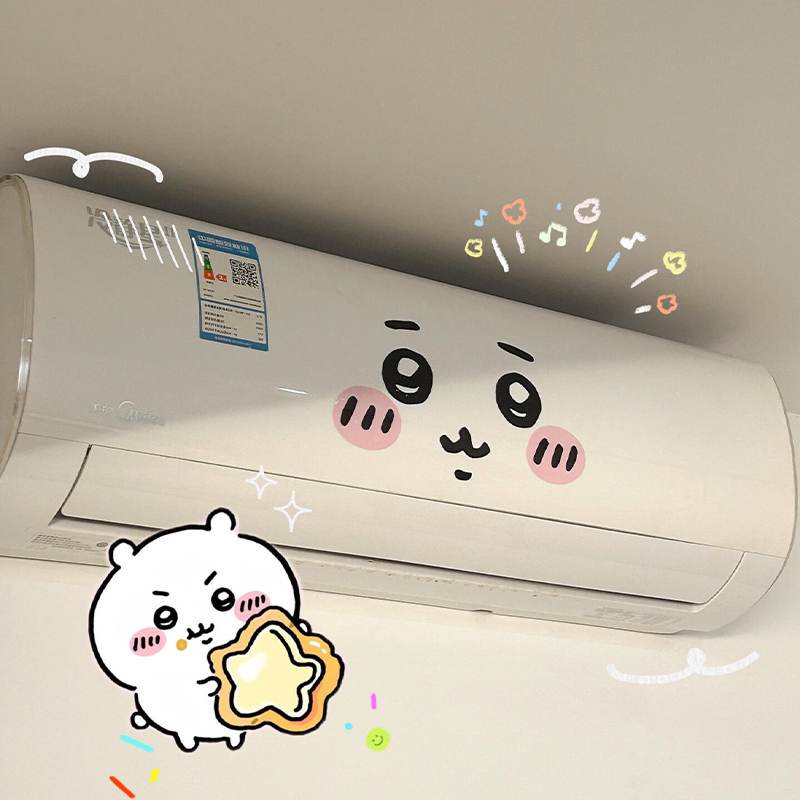 jiyi emoticon sticker air cond - Home Decor Unique Items ulasan dan harga