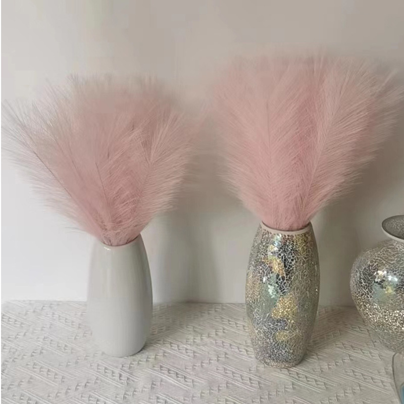 10/20pcs Simulated Reed Feathe - Pampas Grass Decor ulasan dan harga