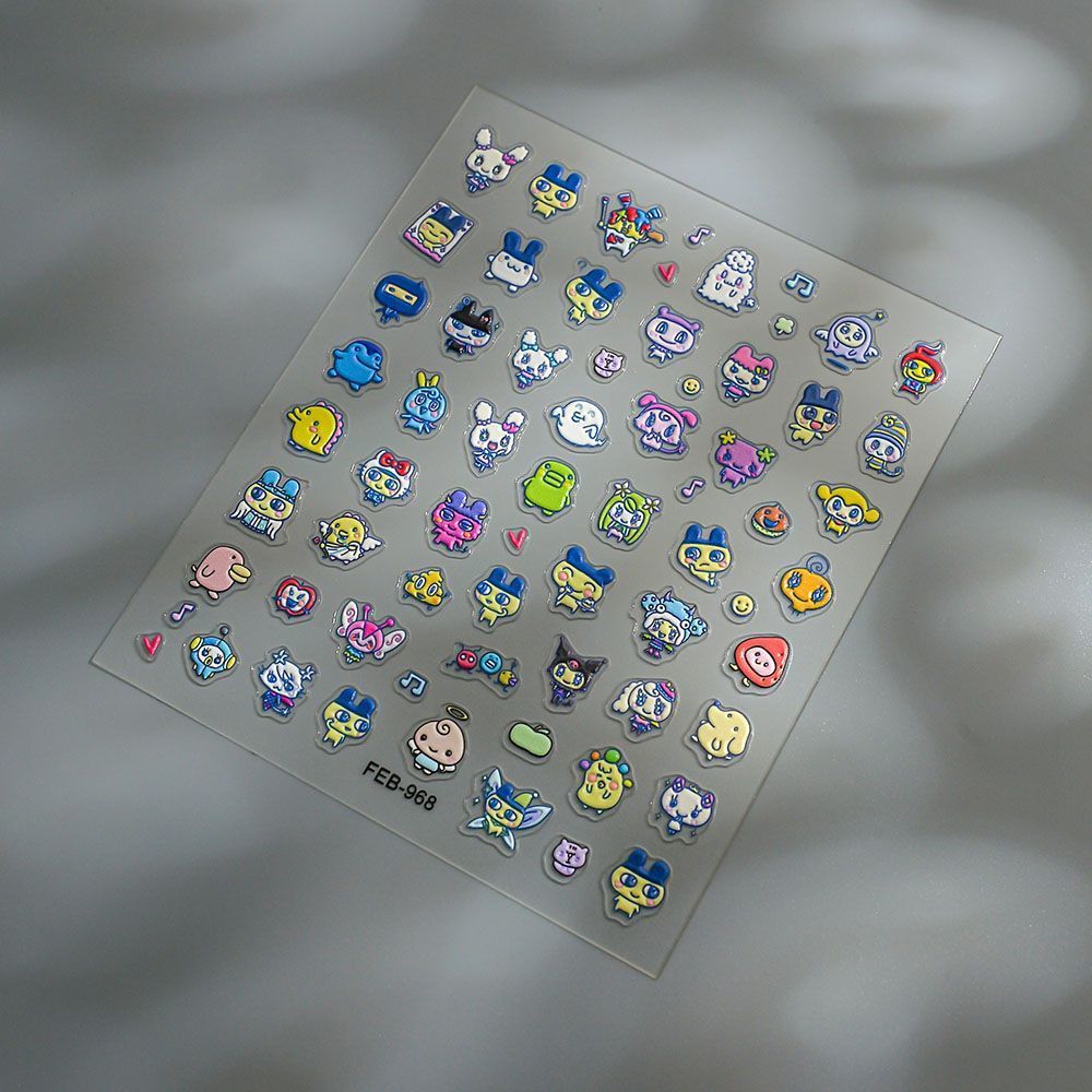Tamagotchi Cartoon 3D Embossed - Home Decor Unique Items ulasan dan harga
