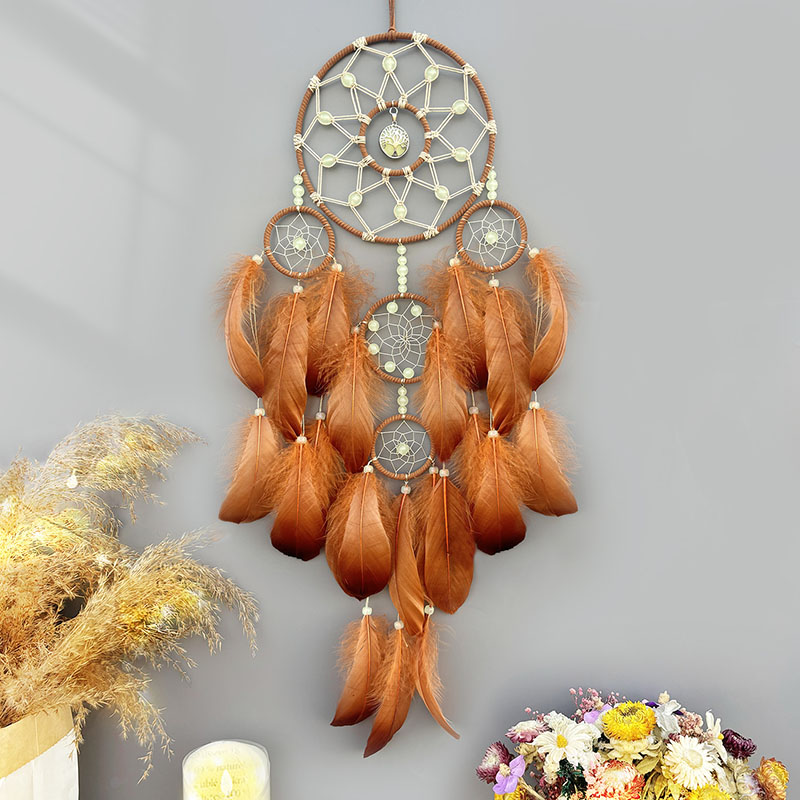 Boho Dream Catcher Hand-woven  - Boho Wind Chimes ulasan dan harga