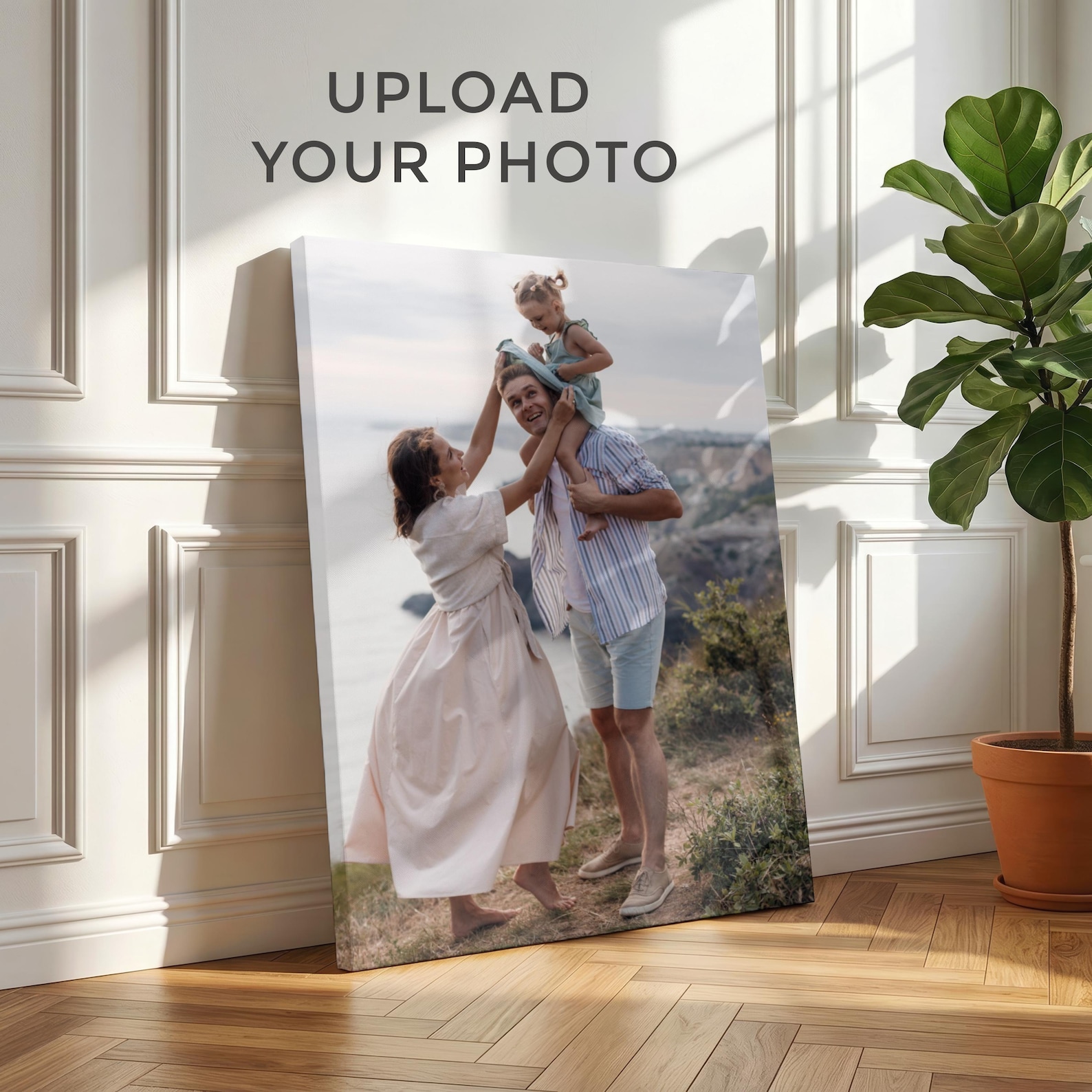Personalized Photo Canvas, Cus - Home Decor For Wedding ulasan dan harga