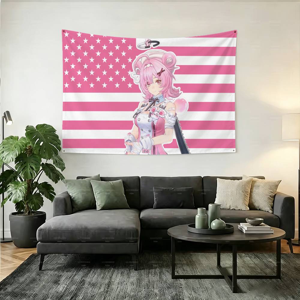 C-Chiz NTE Flags Wall Hanging  - Home Decor Nte ulasan dan harga