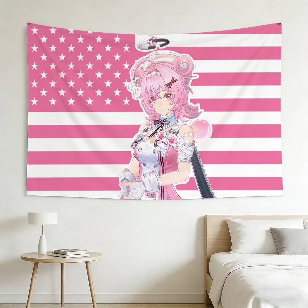 C-Chiz NTE Flags Wall Hanging  - Home Decor Nte ulasan dan harga