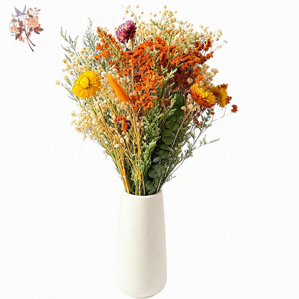 Autumn Dried Flowers Bouquet N - Pampas Grass Decor ulasan dan harga