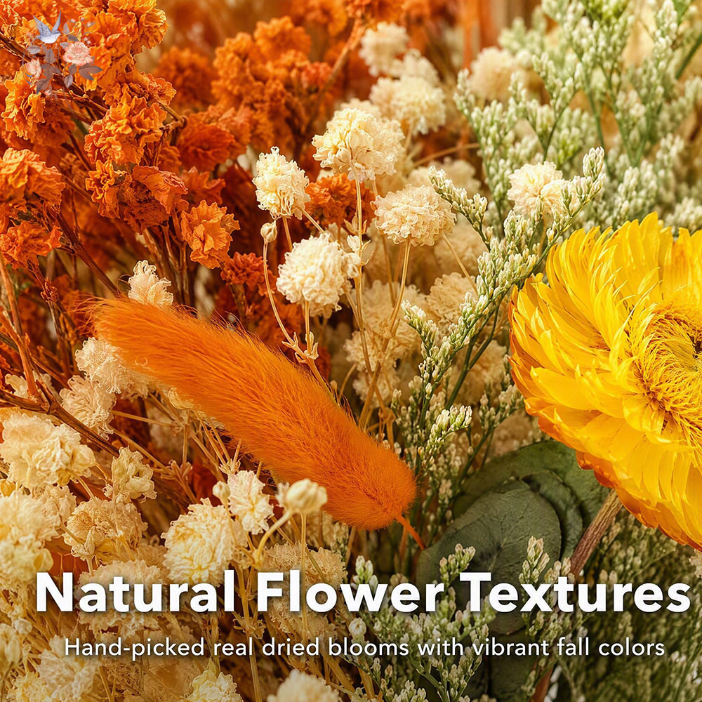 Autumn Dried Flowers Bouquet N - Pampas Grass Decor ulasan dan harga