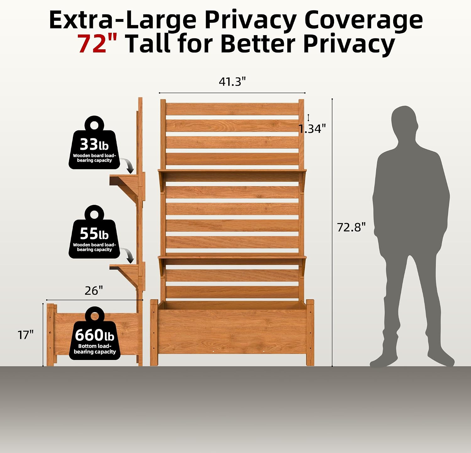 Outdoor Privacy Screen with Pl - H&M Home Decor ulasan dan harga