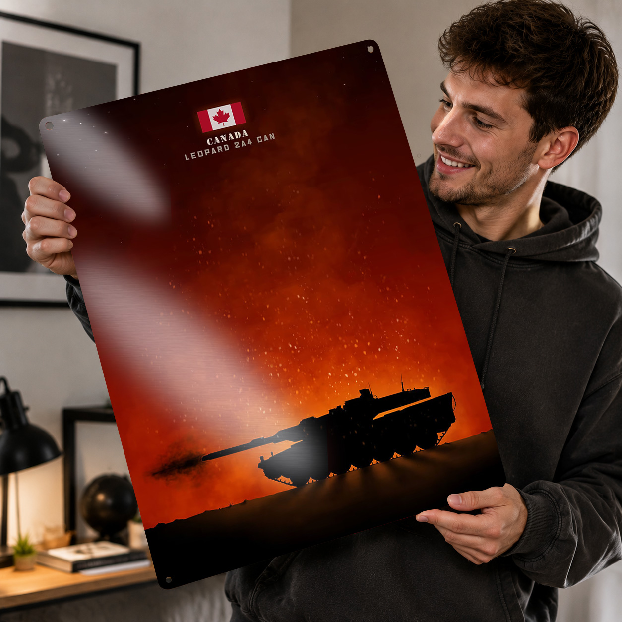 Leopard 2a4 Canada MBT 3D Text - Home Decor Canada ulasan dan harga