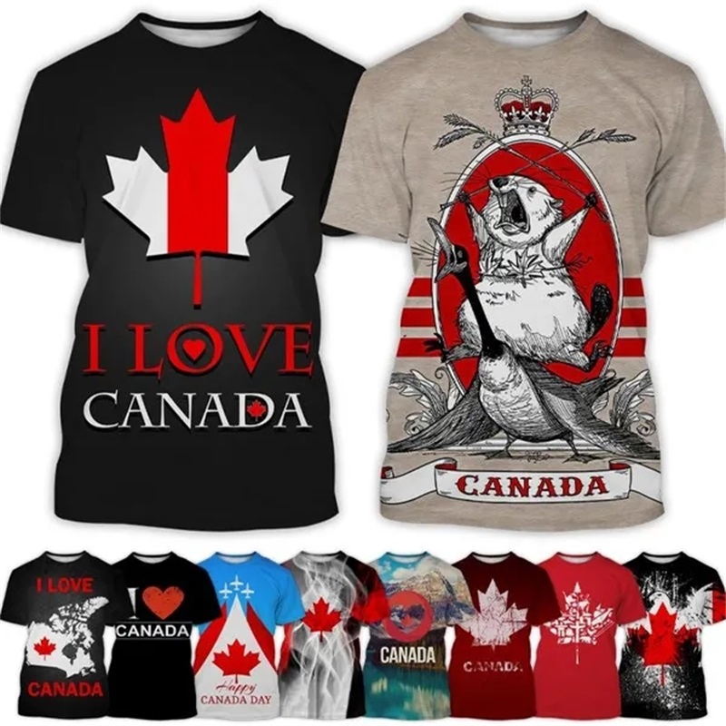 3d Print I Love Canada Graphic - Home Decor Canada ulasan dan harga