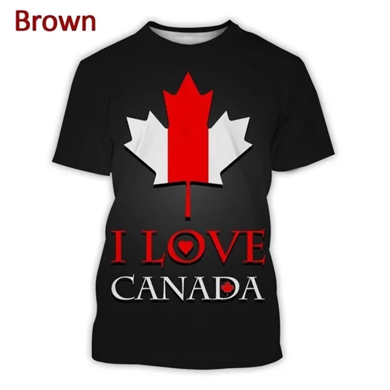 3d Print I Love Canada Graphic - Home Decor Canada ulasan dan harga