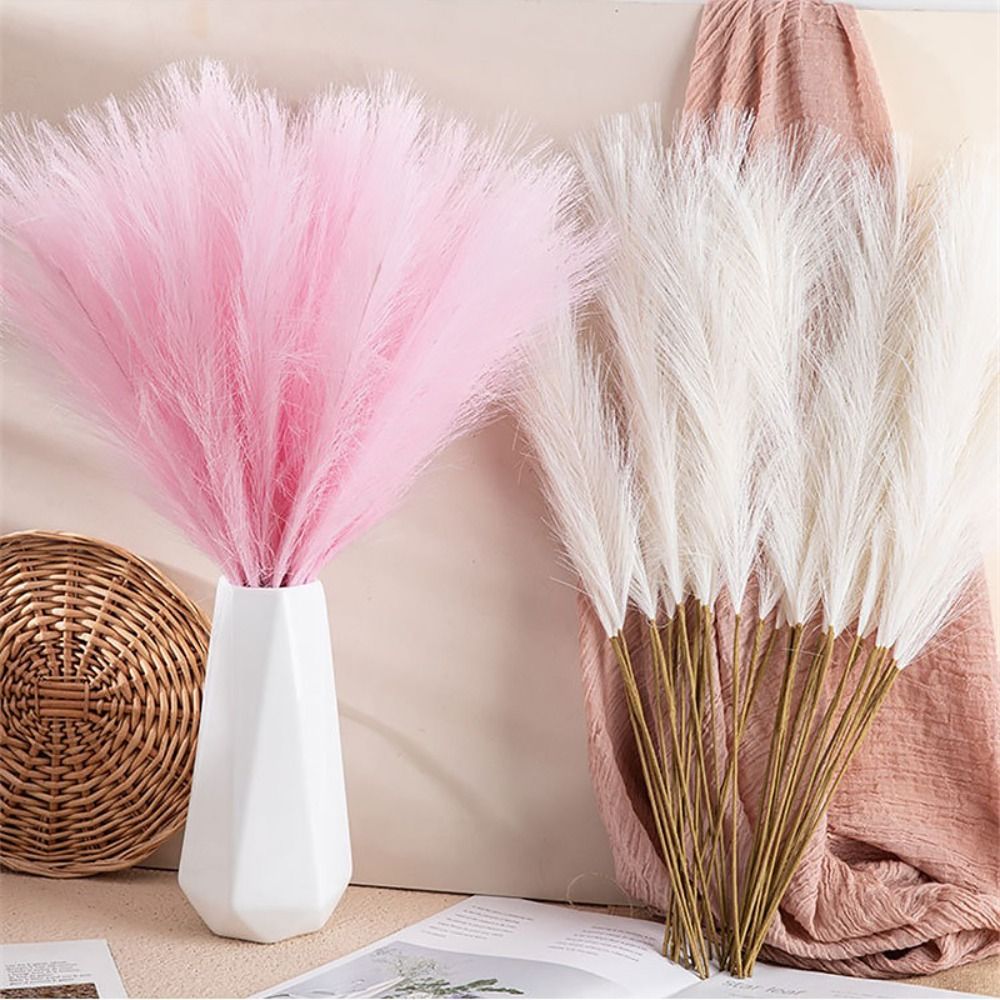 Fluffy Pampas Grass Artificial - Pampas Grass Decor ulasan dan harga