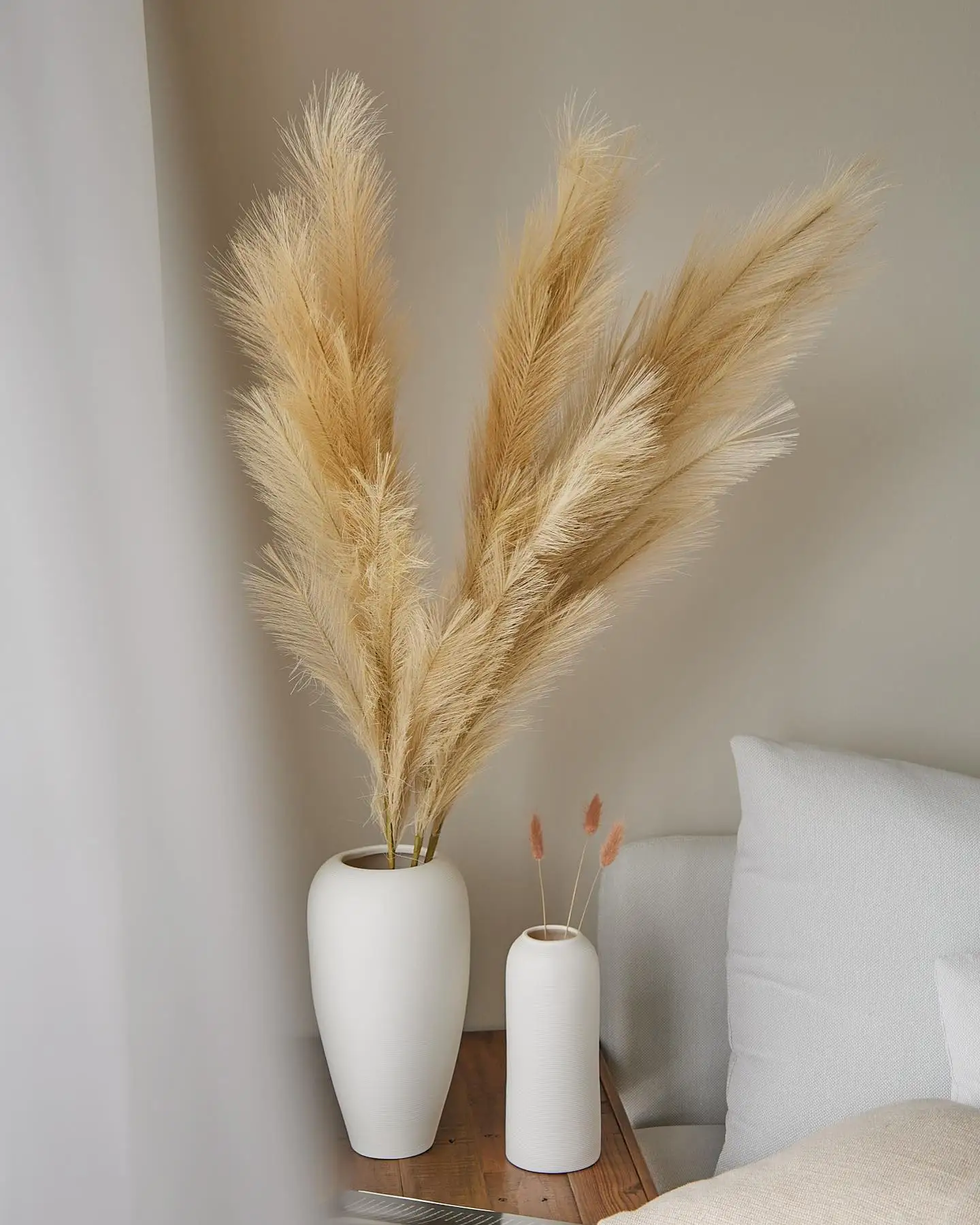Artificial Faux Pampas Grass L - Pampas Grass Decor ulasan dan harga