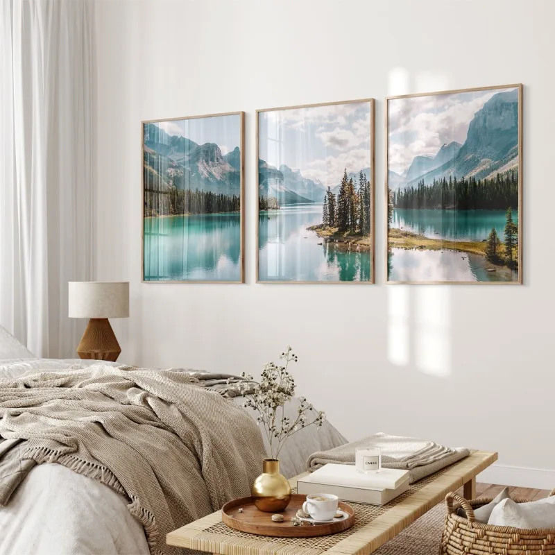 Canada Mountain Lake Poster Sc - Home Decor Canada ulasan dan harga
