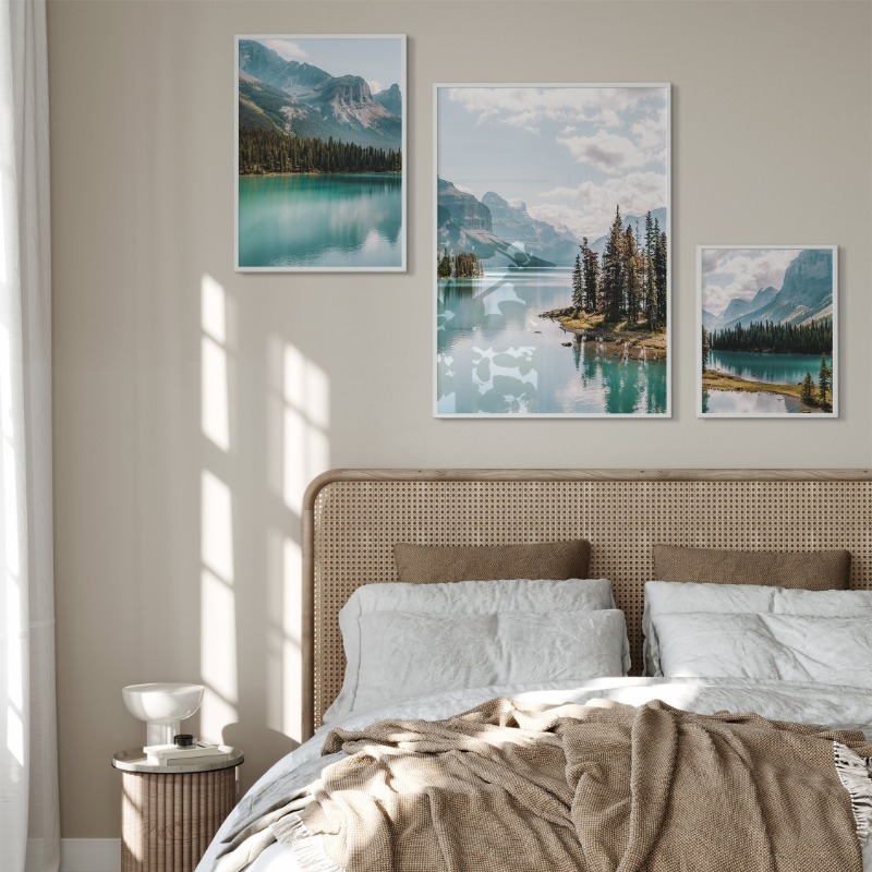 Canada Mountain Lake Poster Sc - Home Decor Canada ulasan dan harga